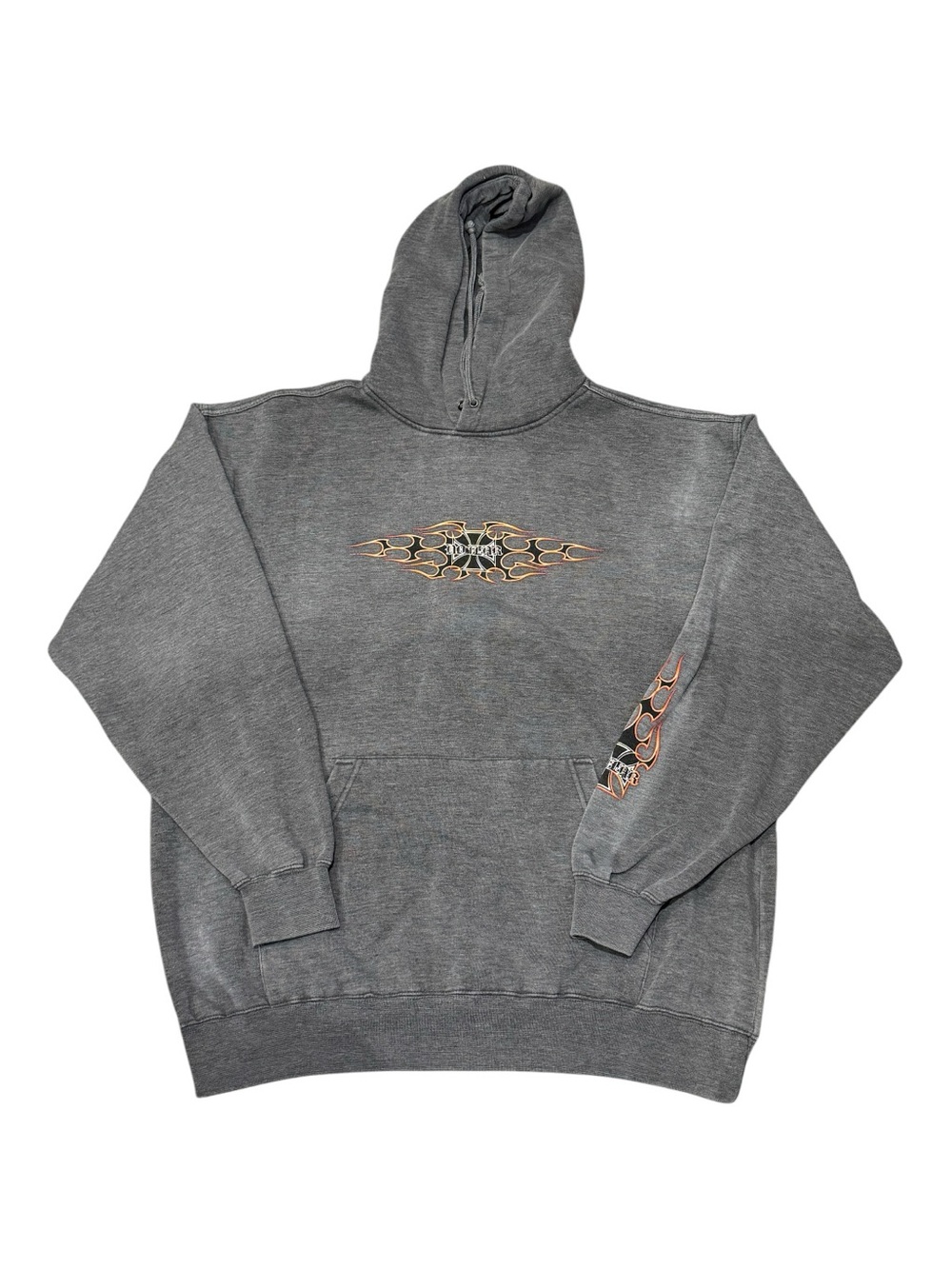 Vintage No Fear Flame Pullover Hoodie Men’s Sz XL